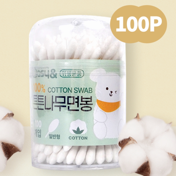 멸균 나무면봉 위생면봉 유아면봉 - 상품 이미지