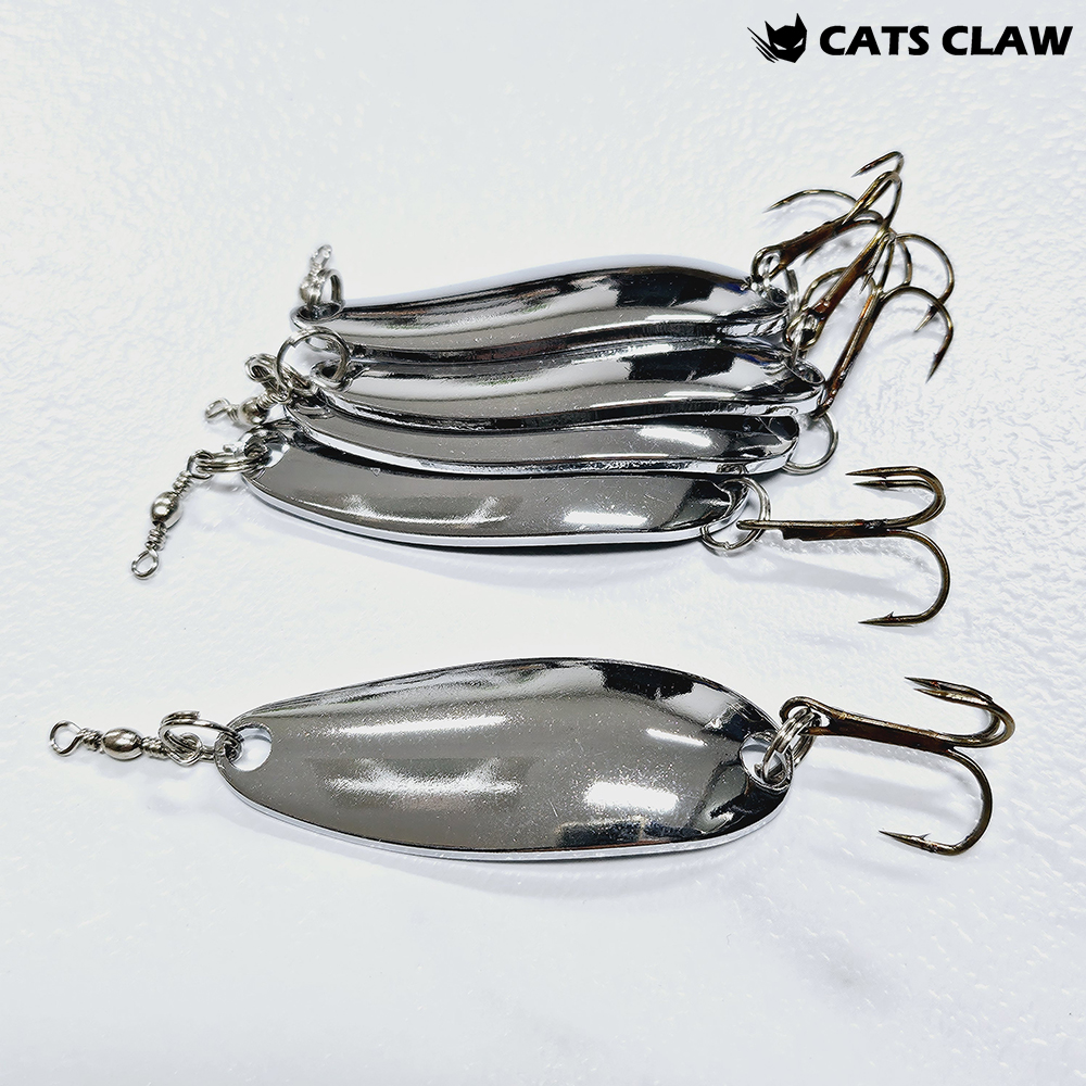 캣츠크로우 루어스푼 트레블훅 실버, 16g - 메인 이미지