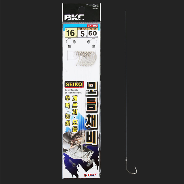 백경 모듬 채비 세이코 묶음바늘 BK-409 게르치 우럭 농어 훅 - 상품 이미지