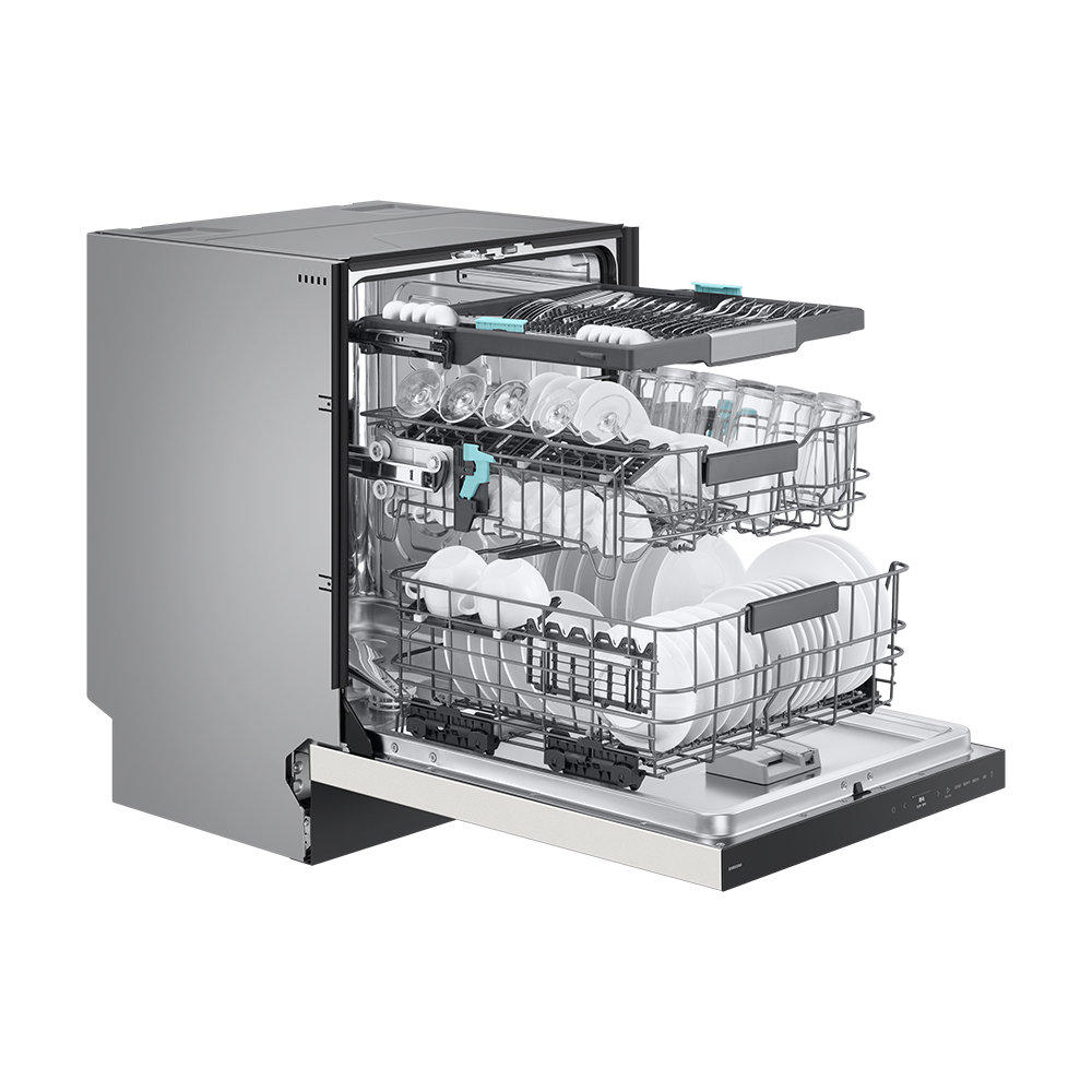 삼성 비스포크 14인용 열풍 AI 히든 식기세척기 DW80F75L1U01