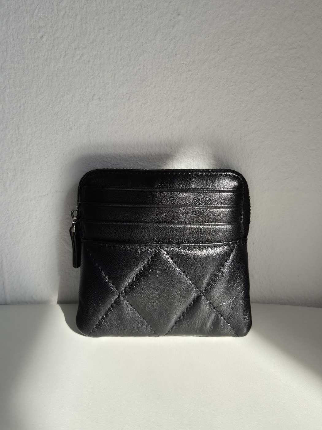 리햅 리노 퀼팅 미니지갑