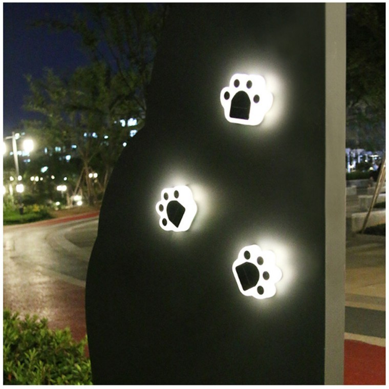 태양광 곰 발바닥 조명 강아지 정원등 야외 무드등 은은한 불빛 : 에브리원스 스토어
