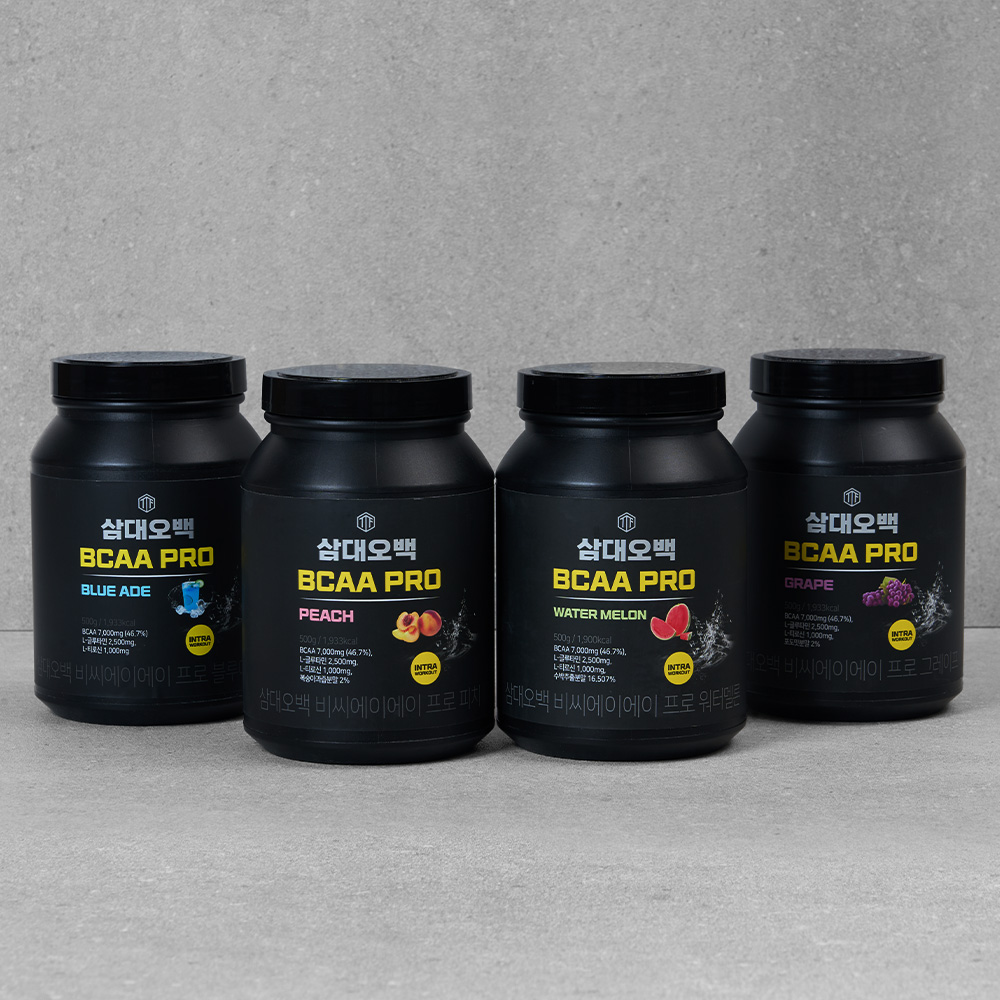 삼대오백 BCAA 프로 헬스부스터 운동부스터 스위트워터멜론맛 500g 이미지 2