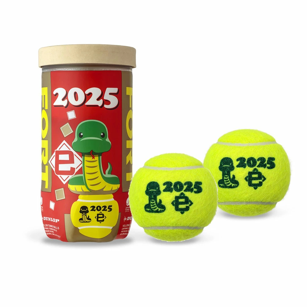 던롭 DUNLOP 테니스볼 테니스 공 60구 2025 신년기념 DFF25ETOYL2DOZ - 상세 이미지 2