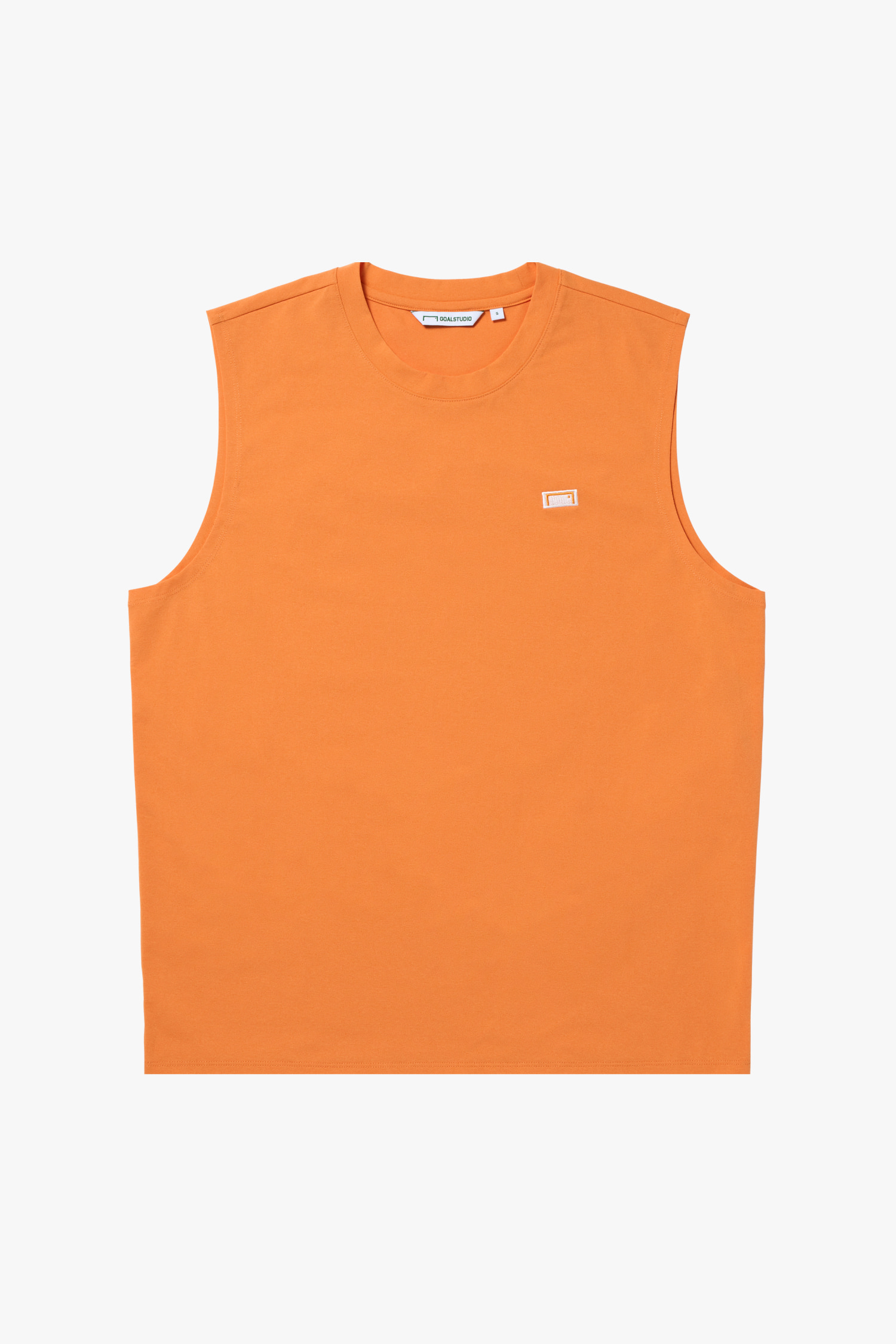 AIR DRY BOX LOGO SLEEVELESS-ORANGE - 상세 이미지 2