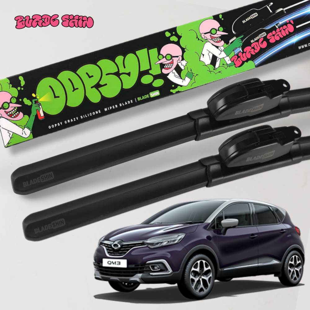 QM3 발수코팅 실리콘 와이퍼 B3 날교체형 650350/15 제품 이미지