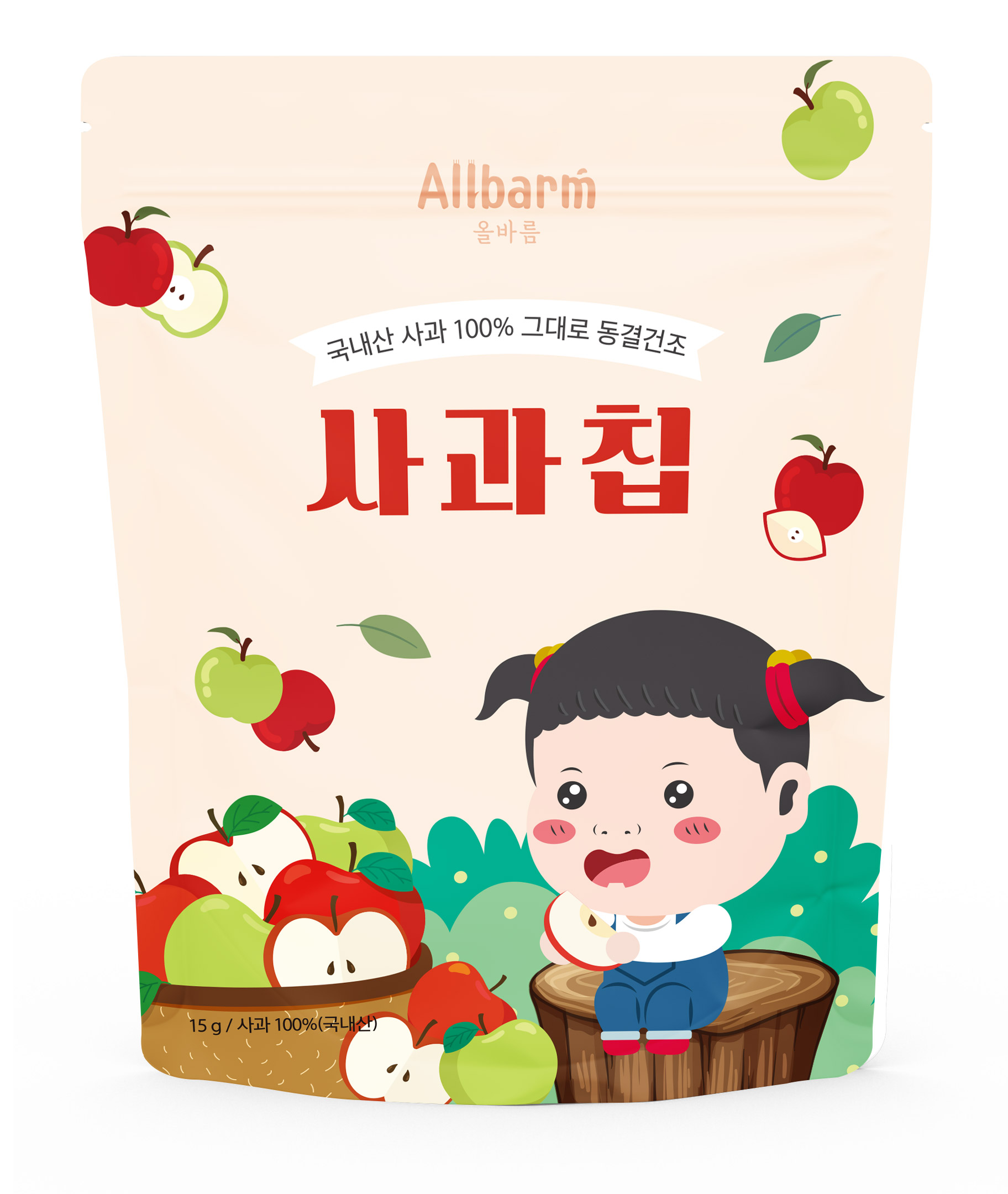 올바름 아기 과일칩 동결건조 돌아기간식 딸기칩 외 6종