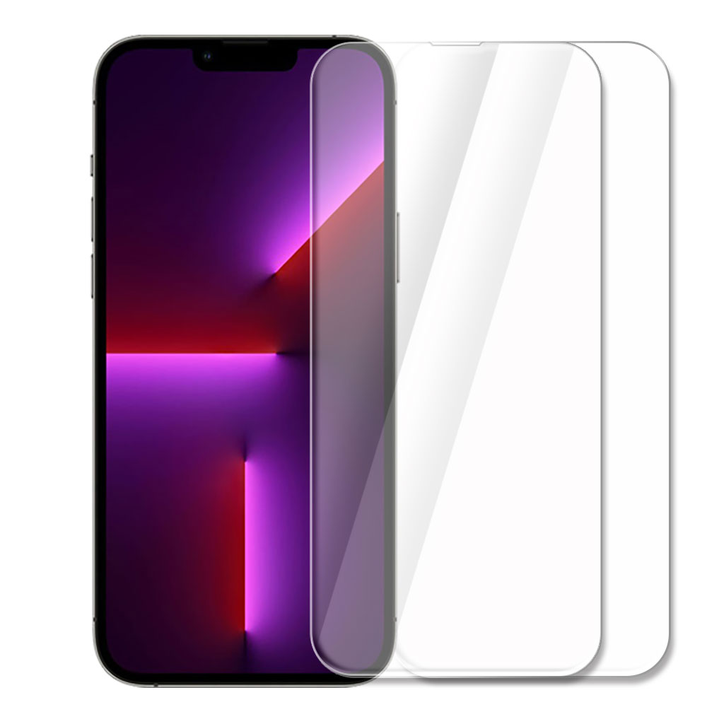 강화유리필름 아이폰13 프로 맥스, 2매입 - 상품 이미지