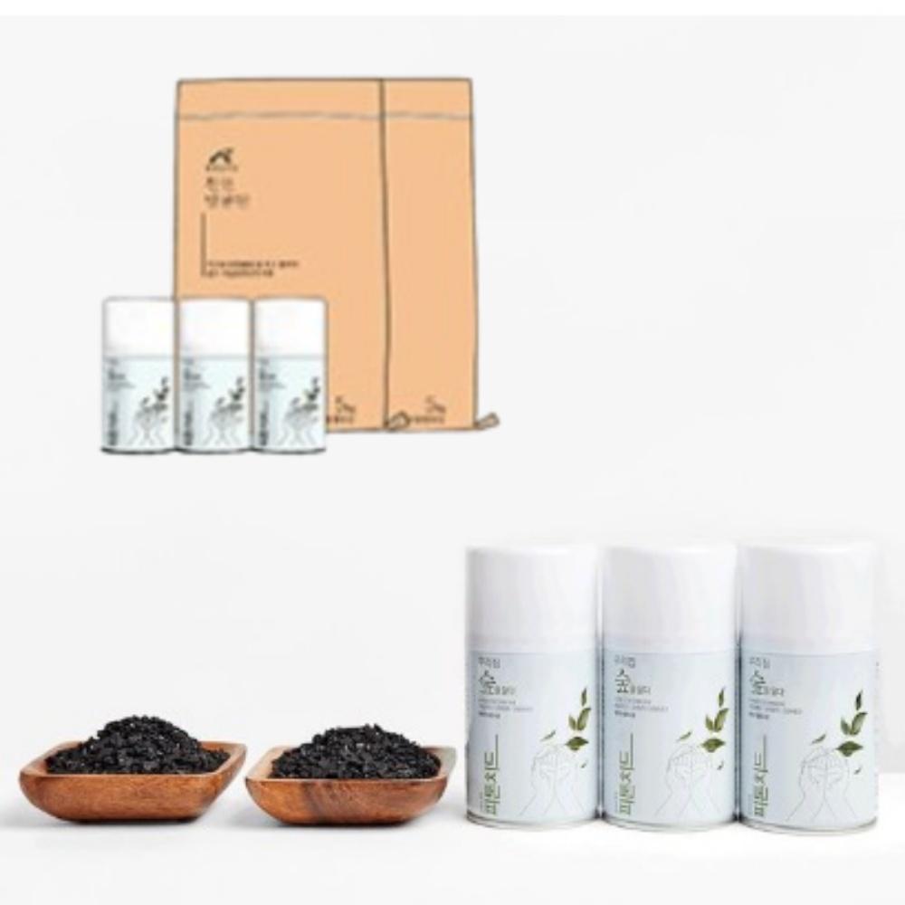 30평 패키지 청정방분탄 5kg 2개 피톤치드 3개 베이크아웃 새집