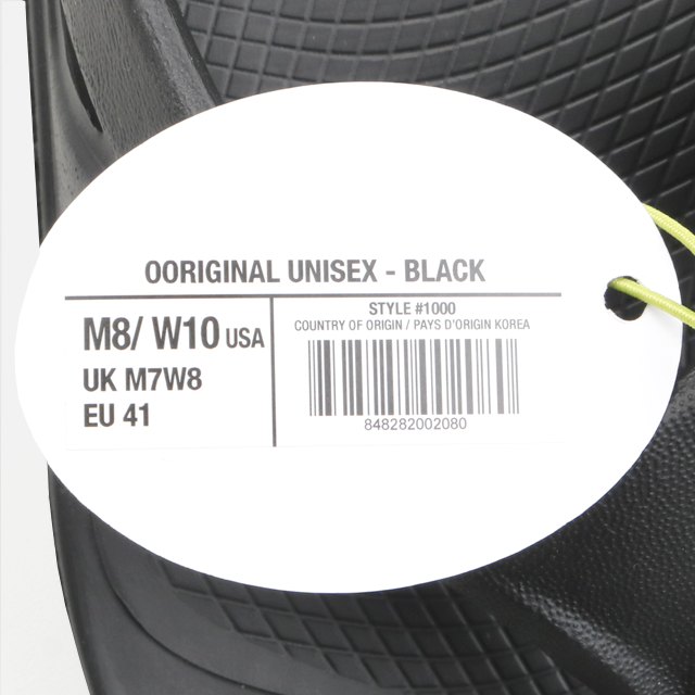 우포스 OORIGINAL 쪼리 슬리퍼 1000-BLK