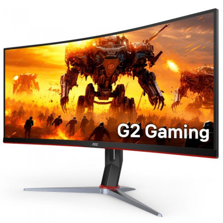 알파스캔 AOC CU34G2XP 게이밍 180 울트라와이드 WQHD 프리싱크 HDR 400 무결점