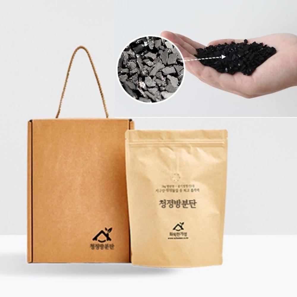 청정방분탄 500g 새집증후군방분탄 베이크아웃방분탄 공기 정화