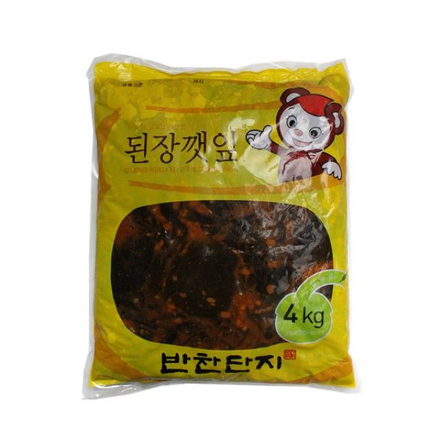 냉장 반찬단지 된장깻잎 4kg : 오티마트