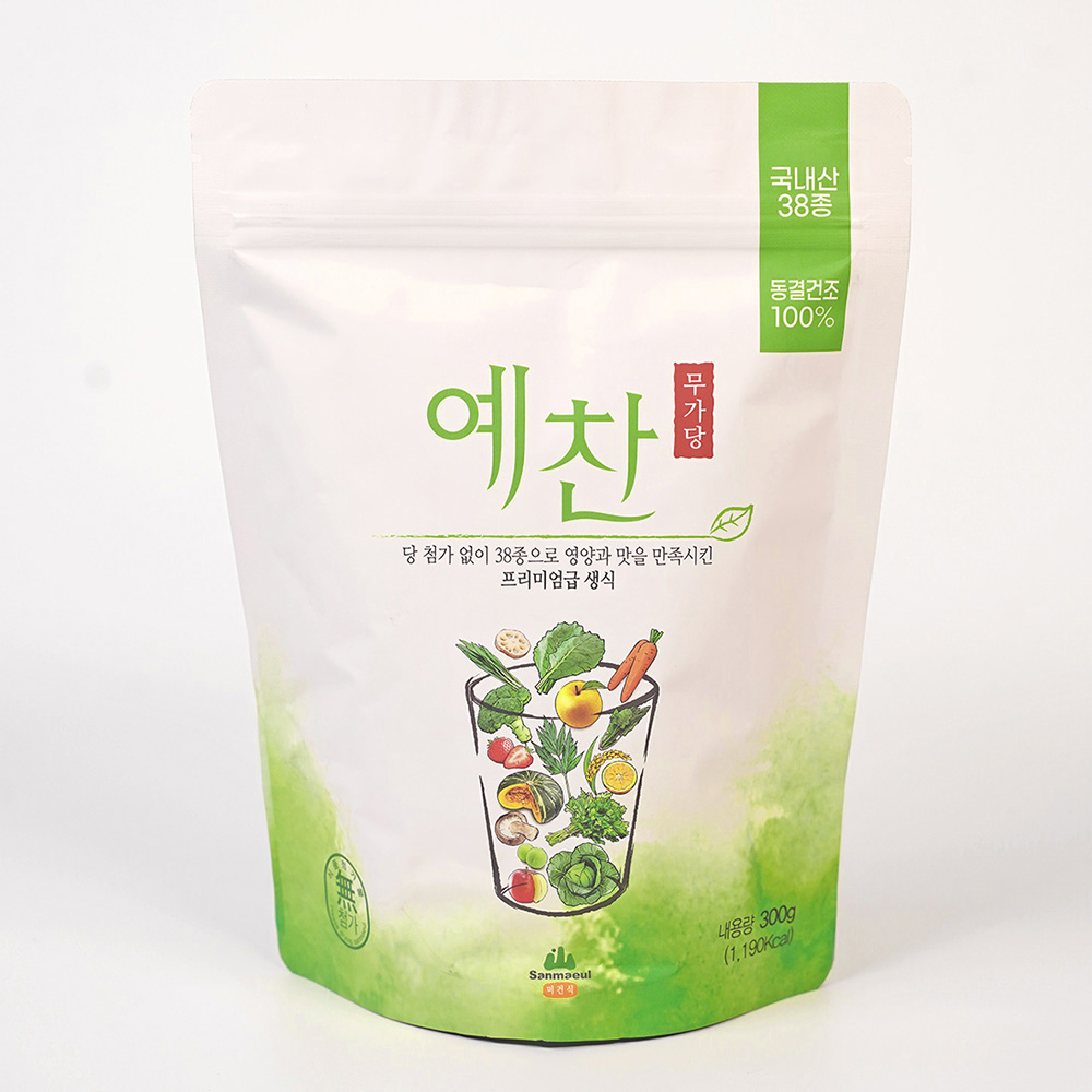 산마을 동결건조 무가당예찬 생식 곡물가루 아침대용식 300g 대용량 이미지 7