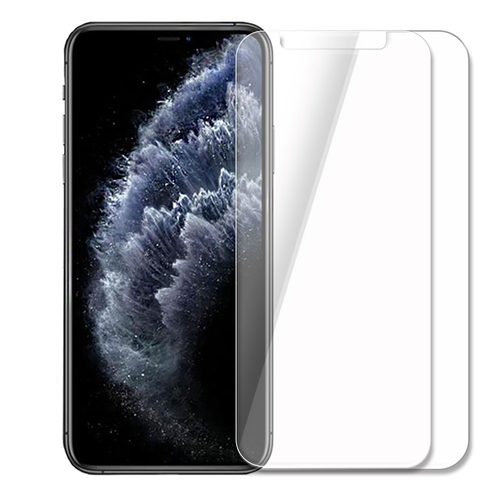 강화유리필름 아이폰11 프로 맥스, 2매입