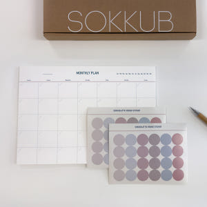 B5 먼슬리 플래너 이유식 업무 달력 세트 실사용 후기 | 효과 있을까? - 상품 이미지 4