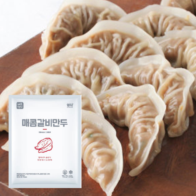 엄지 갈비만두 매콤 1080g : 다여기다여기