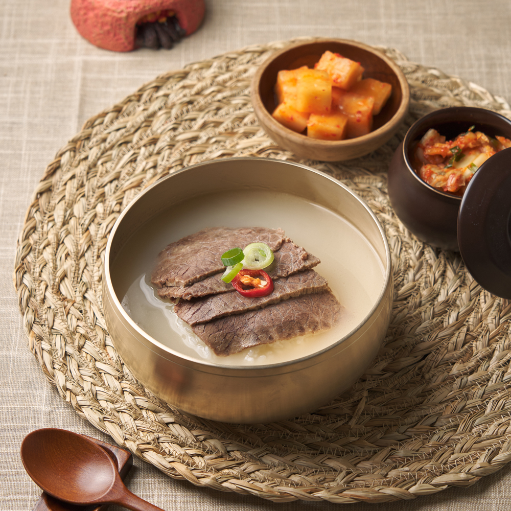 무항생제 한우사골고기곰탕  곰국 설렁탕 (650gx 2팩세트) [따맛촌] - 상품 이미지