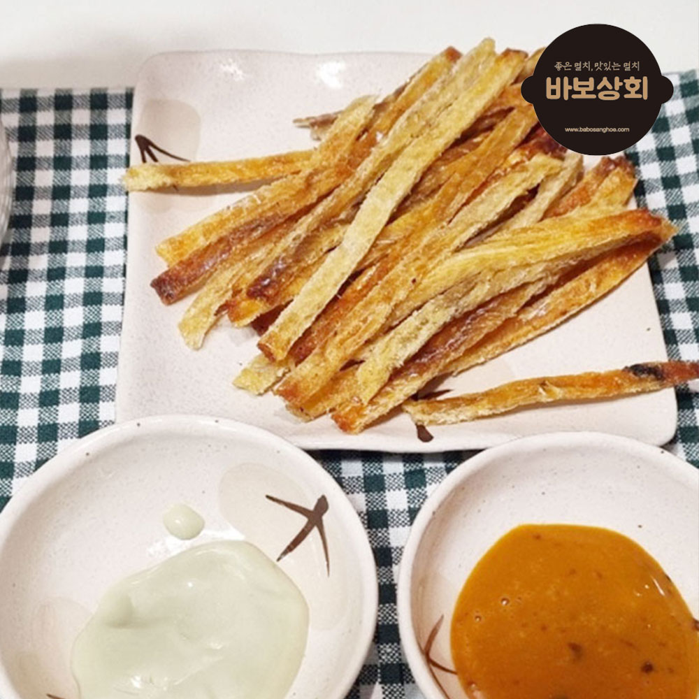쫄깃 단짠 주전부리 술안주 명태스틱 200g - 상품 이미지