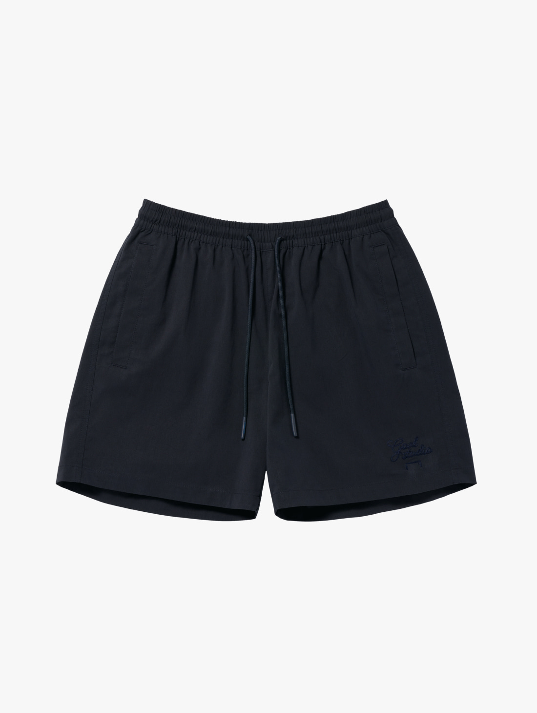 SCRIPT CHINO SHORTS-NAVY - 상품 이미지