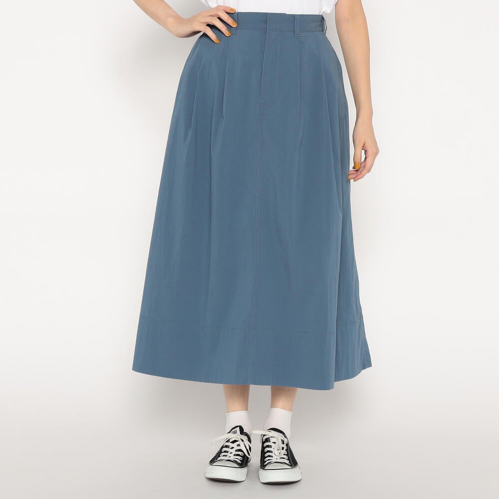 단톤 스커트 C/N TYPEWRITER 2TUCK SKIRT 25SS DNB251L202-0005 여성 캐쥬얼 레이어드 스커트 - 상세 이미지 5