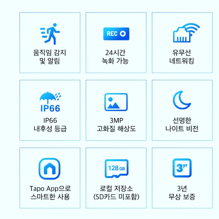 옥외용 CCTV 감시용 카메라 야외용 CCTV 현관 문 앞 CCTV - 상세 이미지 2