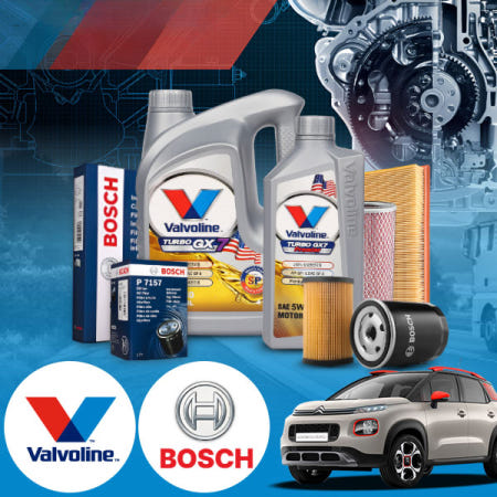 [자체제작]카샤 C3에어크로스 1.2 (17~21) 가솔린 발보린 터보 GX7 5W30 엔진오일필터세트 4L iter