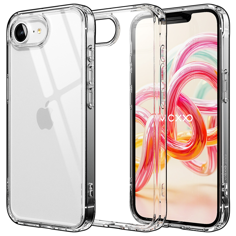 빅쏘 하드 범퍼 클리어 케이스 투명, 아이폰16e