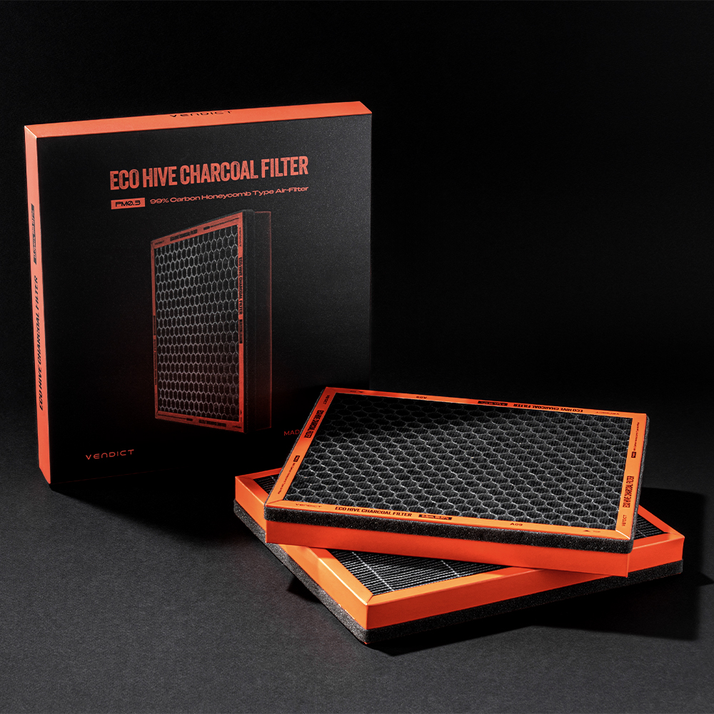 [호환] 벤딕트 에어컨필터 자동차 차량용 활성탄 필터 향균 초미세먼지 에코 하이브 A-11