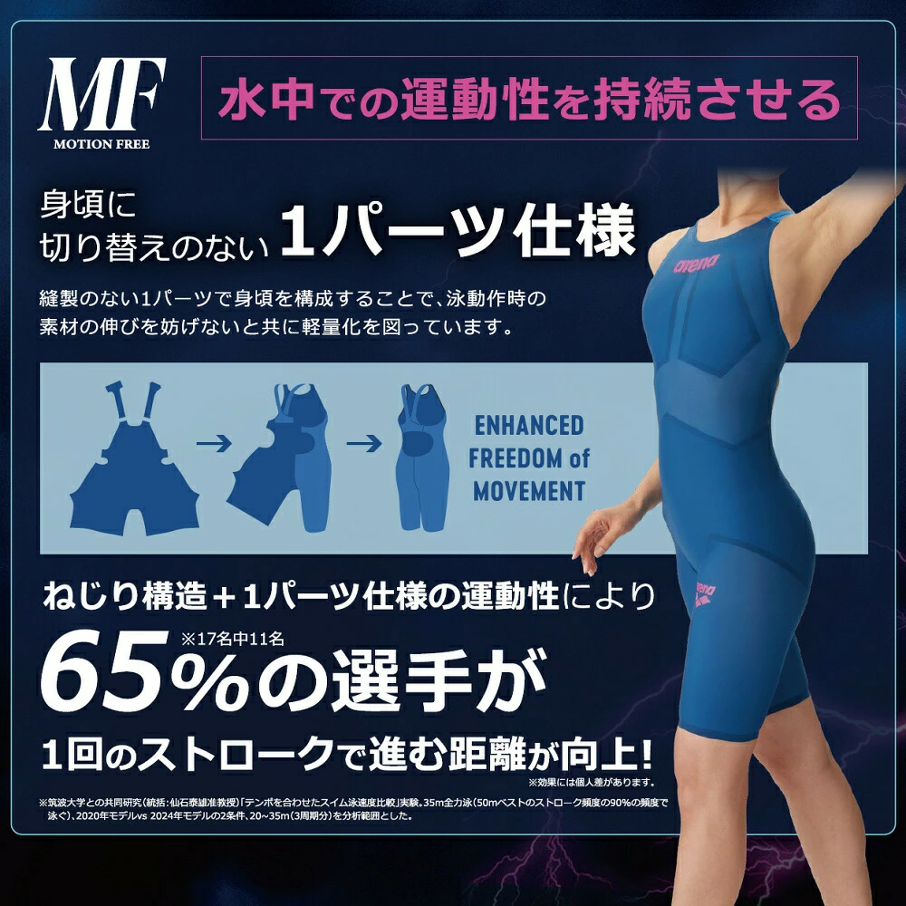 아레나 ARENA 스톰 아쿠아포스 남자 주니어 하프레그 수영복 ARN-4003MJ-2 이미지 7