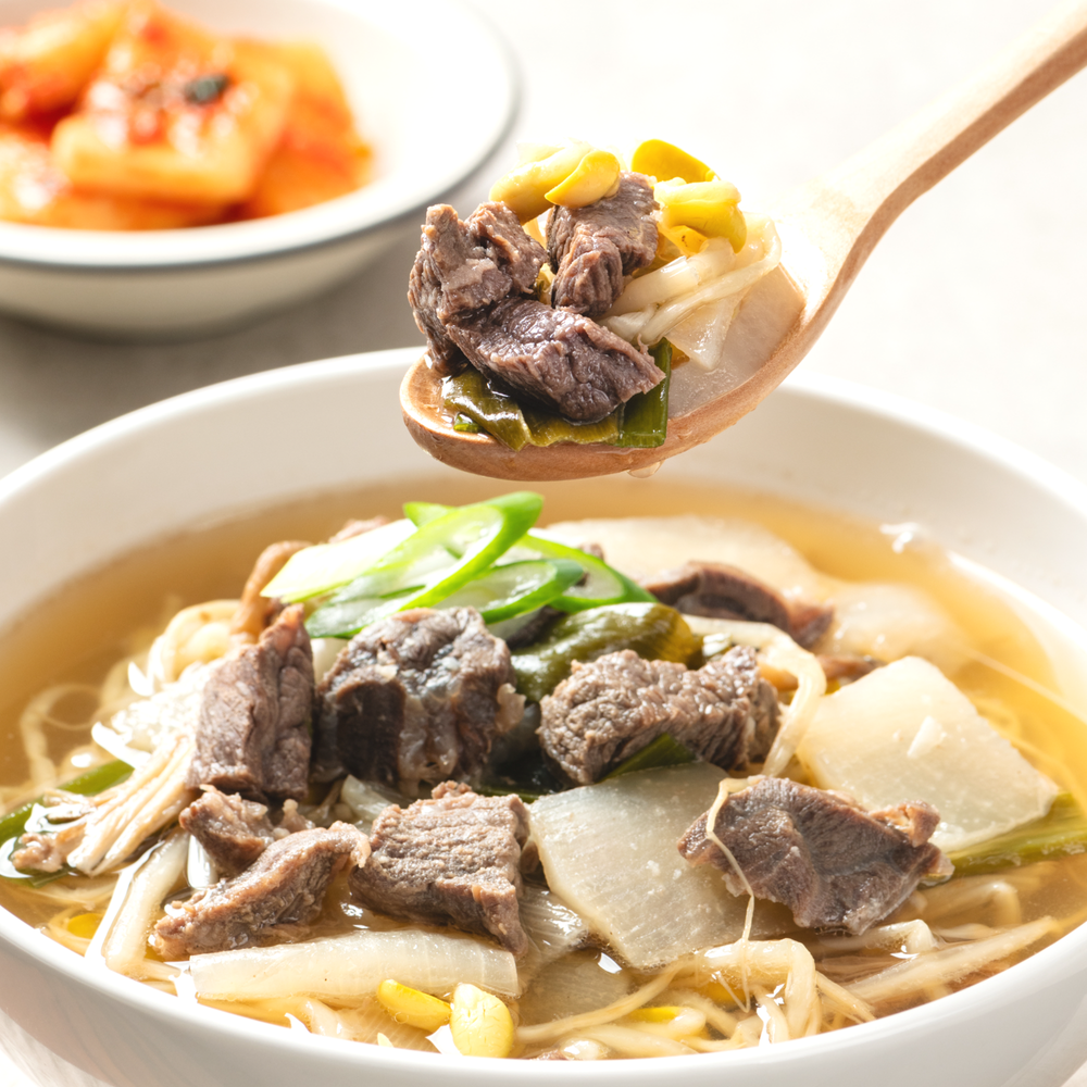 맑은 한우 소고기무국 쇠고기 뭇국 국밥 밀키트 1kg 1개 이미지 8