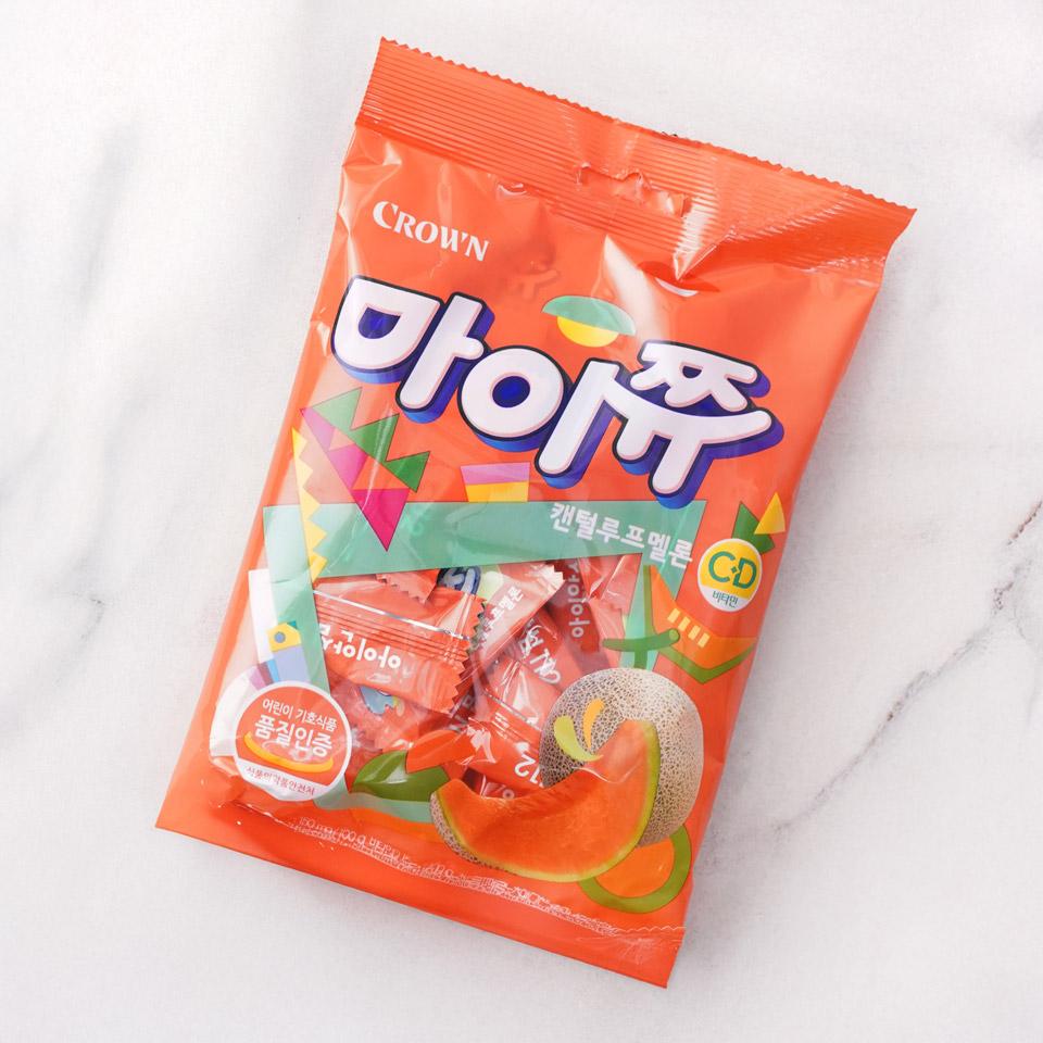 메가마트 크라운 마이쮸 필로우 캔털루프 멜론 100g - 상세 이미지 2