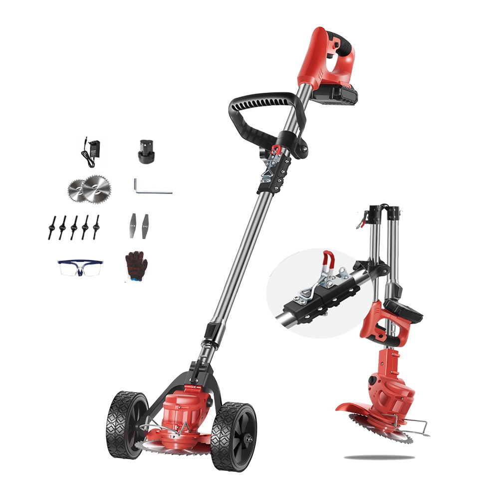 부스터 초강력 예초기 Lawn Mower 핸드무버 보조바퀴