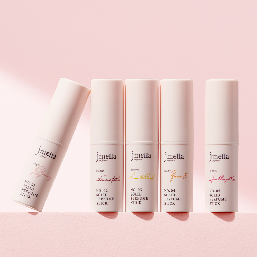 [5개] 제이멜라 페이보릿 바르는 고체향수 퍼퓸 스틱 10g 5가지 향