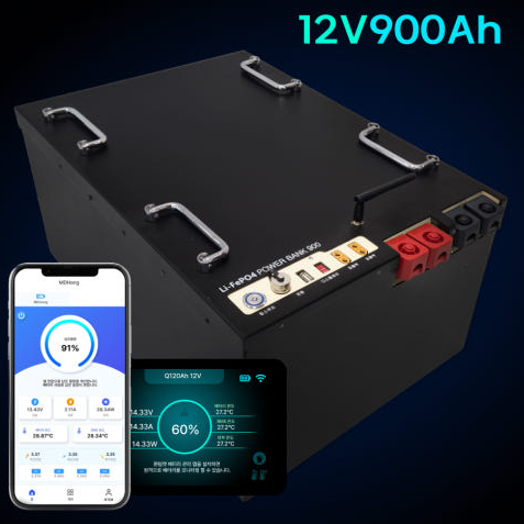 신형 MD홍 파워뱅크 12V 900Ah 퀀텀파워 캠핑용 인산철 배터리 - 상품 이미지