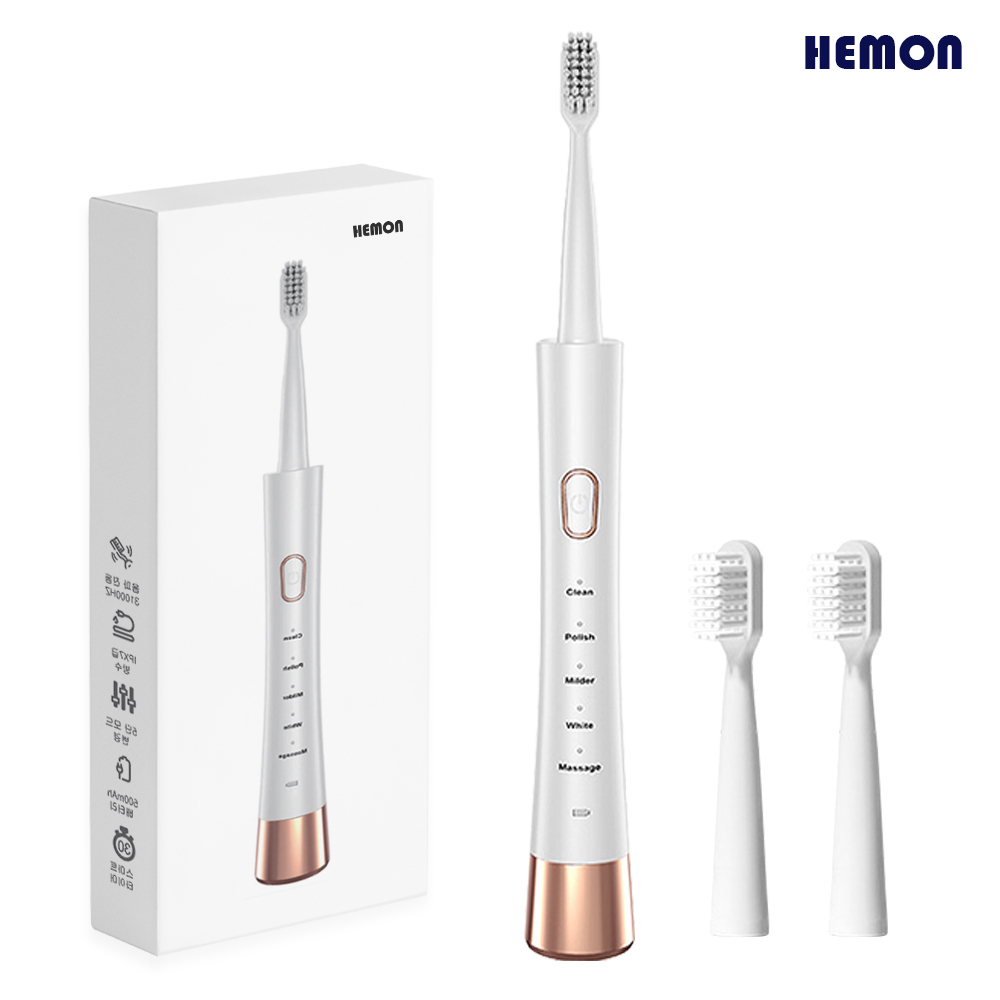 헤몬 소프트케어 음파 전동 칫솔 진동