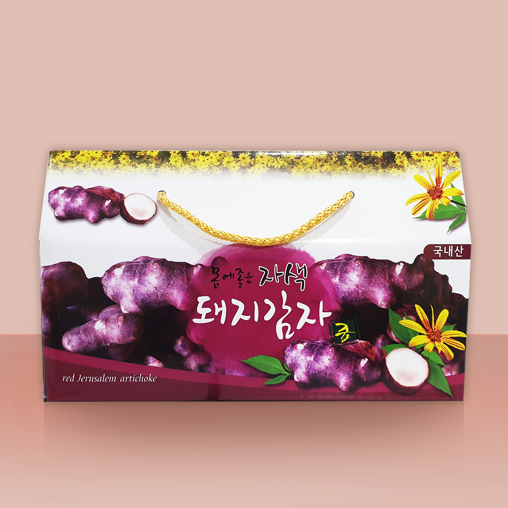 자색 돼지감자즙 100ml 60포 시골장터 진액 엑기스 액기스 백두대간 건강나라 - 메인 이미지