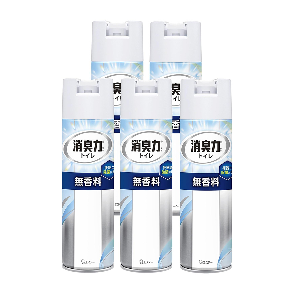 에스테 쇼슈력 화장실 무향료 스프레이 365mL 5개세트