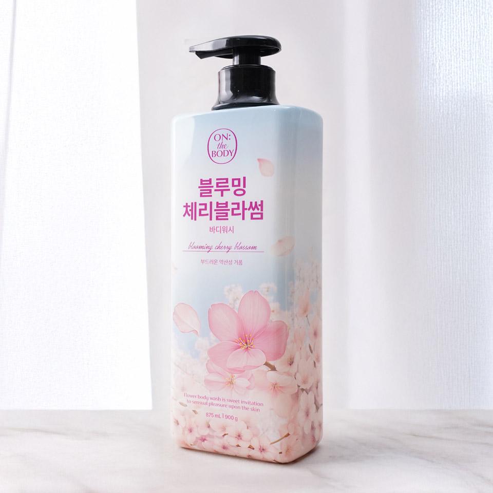 메가마트 온더바디 체리블라썸 바디워시 900ml - 상세 이미지 2