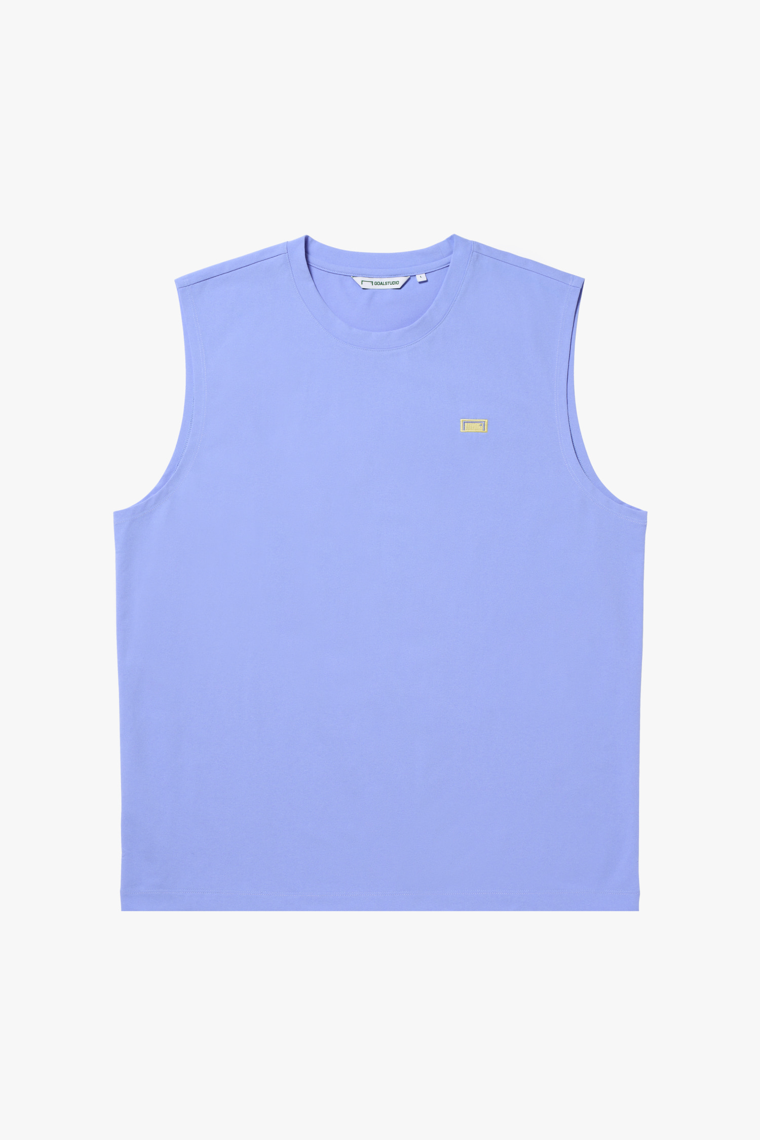 AIR DRY BOX LOGO SLEEVELESS-VINTAGE BLUE - 상세 이미지 2