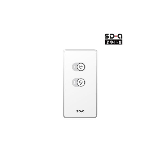 신동아ES 타임키퍼 스위치 송신기 리모컨 2회로(화이트) : 팔공유통506