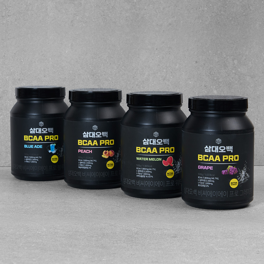 삼대오백 BCAA 프로 헬스부스터 운동부스터 스위트워터멜론맛 500g 이미지 3