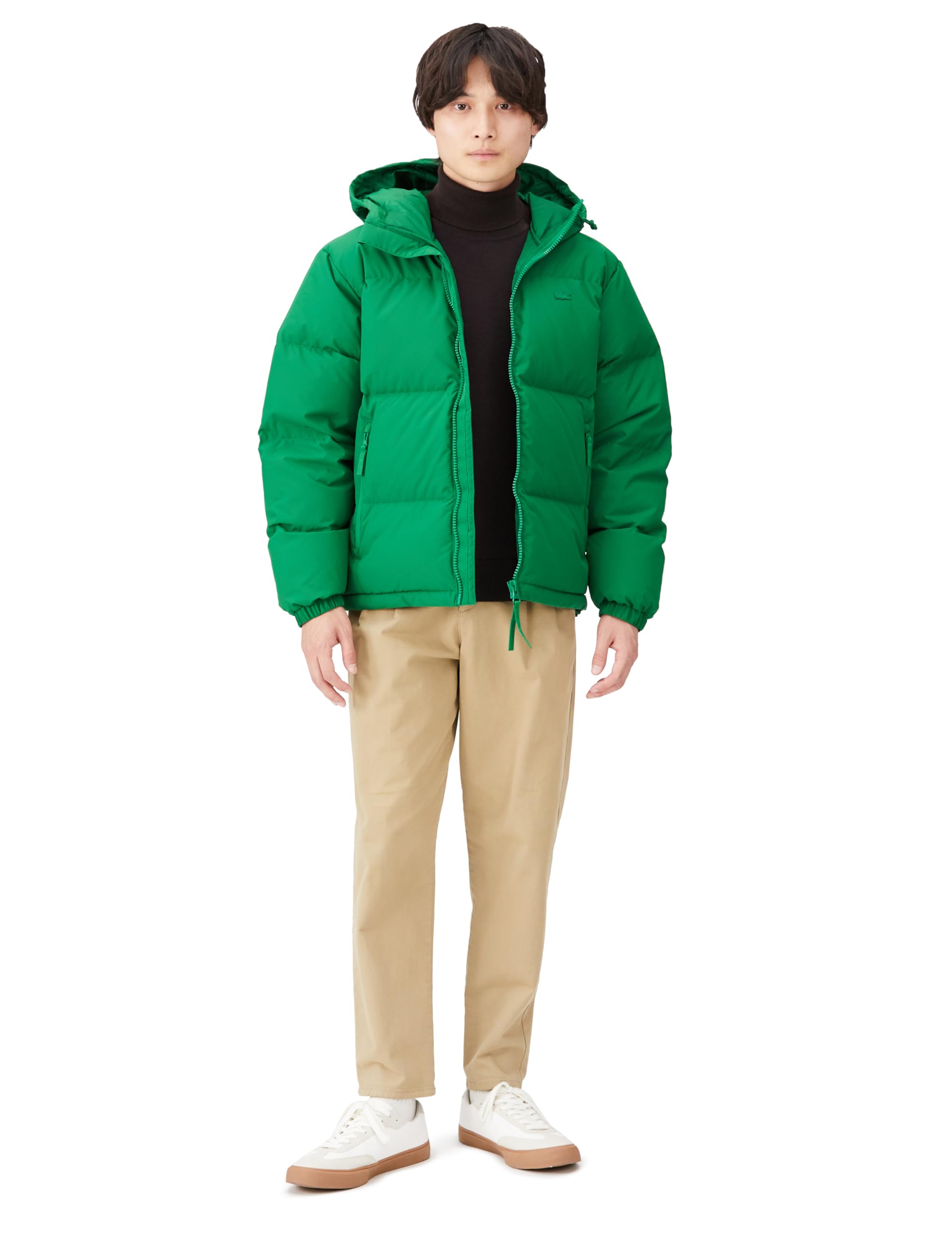 라코스테 LACOSTE 남성 패딩 다운 백 스티치 점퍼 3컬러 - 상세 이미지 4