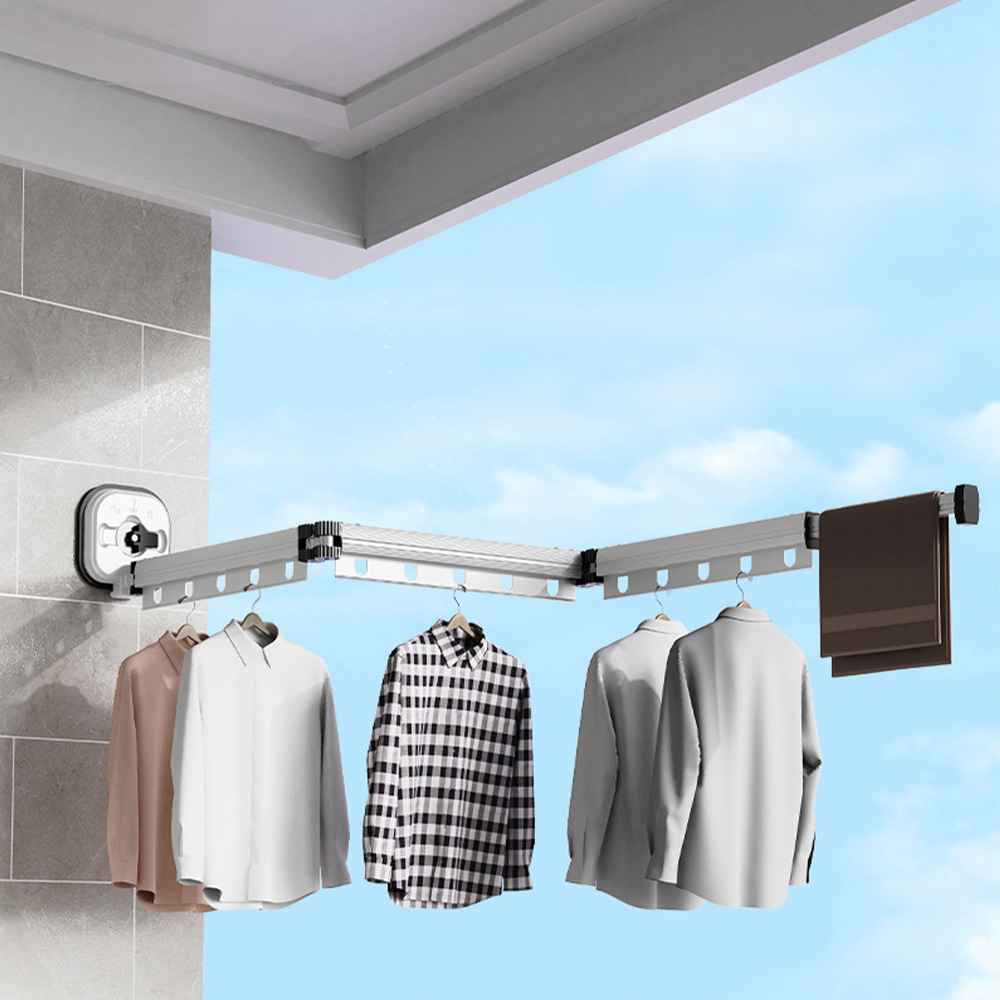 리예 무타공 흡착식 빨래 걸이 빨래건조대 1단/2단/3단