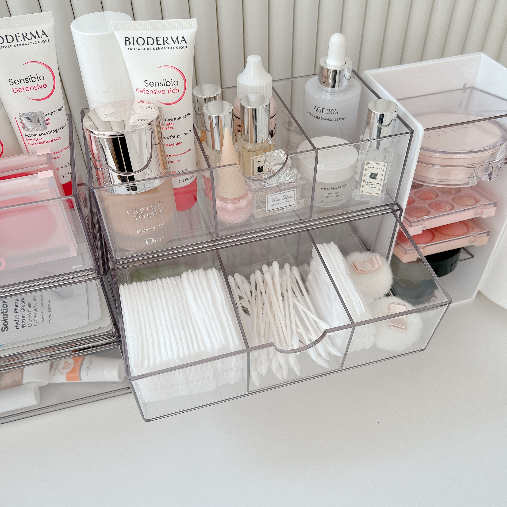 화장품 정리대 1칸 향수 트레이 보관함 정리함 살림공간 제품 이미지