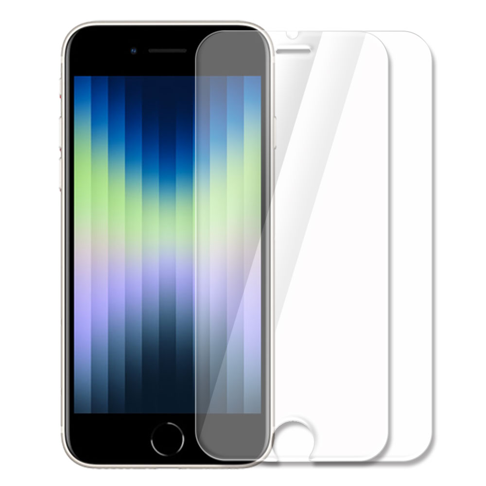 강화유리필름 아이폰SE3, 2매입