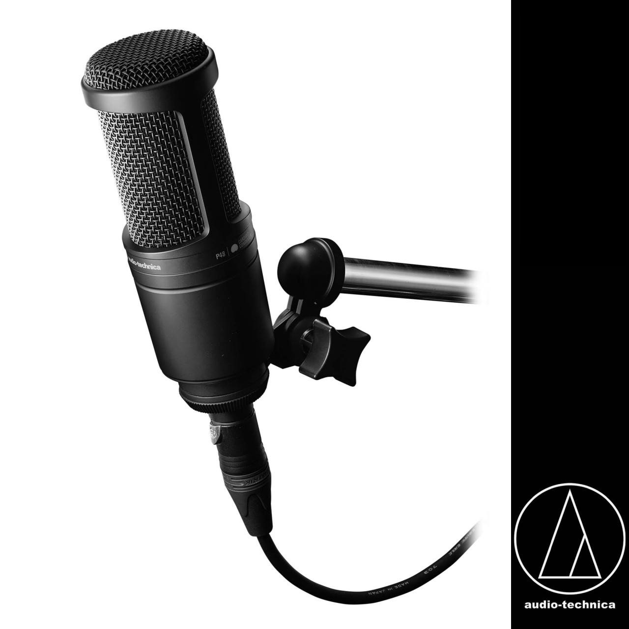Audio Technica AT2020 오디오테크니카 콘덴서 마이크 입문용 홈레코딩