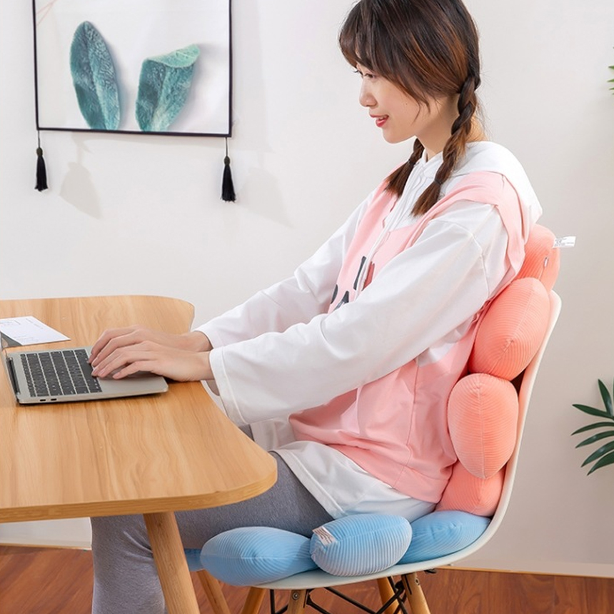 꽃무늬 베게 미니 인테리어 미용실 소파 쿠션 S