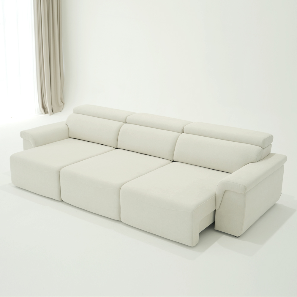 폴로까사 로한 전동 슬라이딩 모션 무빙 리클라이너 조야 4인 소파