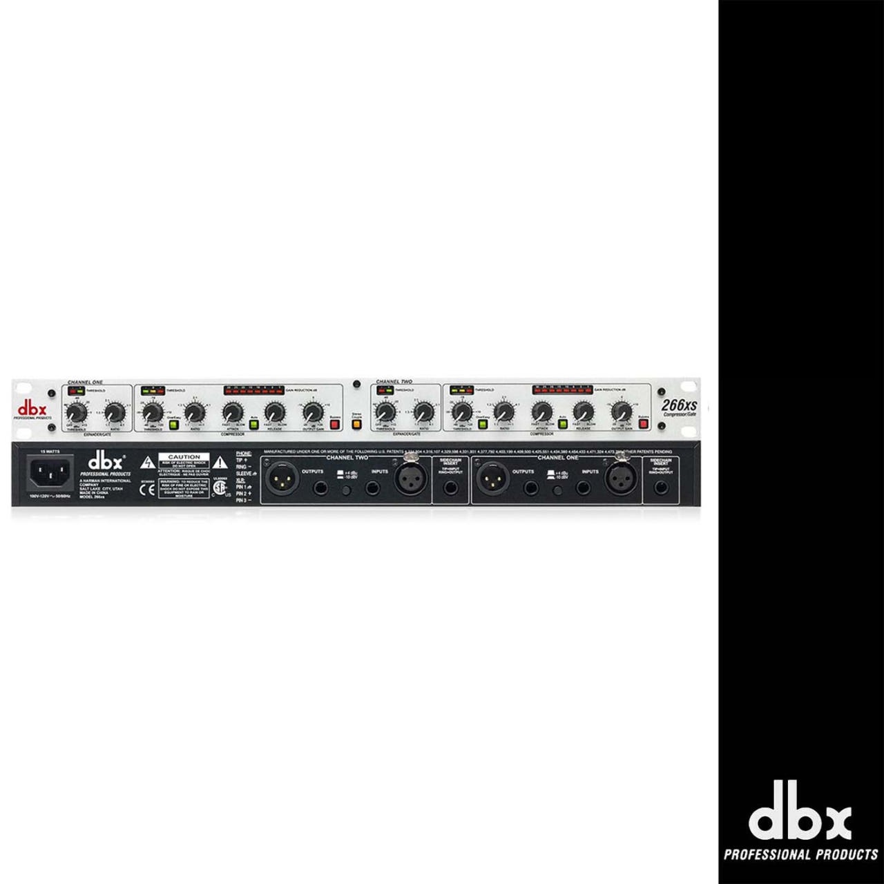 DBX 266xs 2채널 컴프레서 게이트 듀얼 - 상품 이미지